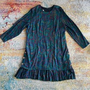 Vintage, Jessica Howard, long sleeve, dress.